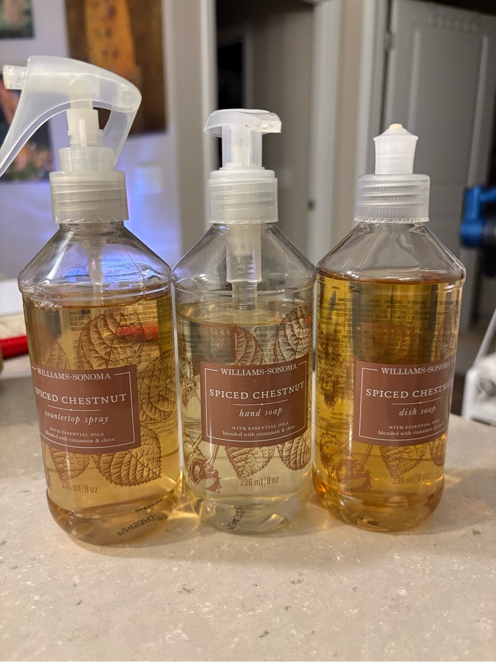 Williams Sonoma Spiced Chestnut set